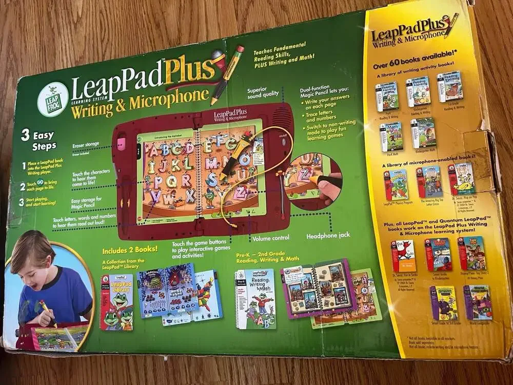 New Old Stock LeapFrog LeapPad Plus Writing & Microphone Learning System